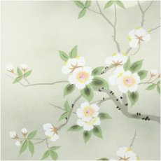画像4: 梅友筆　朧月　肉筆絹本掛軸（箱付） (4)