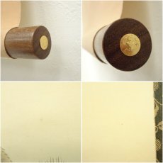 画像7: 雪堂筆　不老長春　肉筆絹本掛軸（共箱） (7)