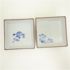 画像4: 九谷焼　上出長右エ門造　小皿5客（共箱） (4)