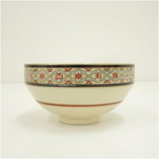 画像3: 京焼　定靖造　色絵七宝繋干支戌茶碗（箱付） (3)