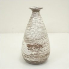 画像4: 唐津焼　武藤好文造　刷毛目花入（共箱） (4)