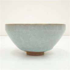 画像3: 作家物　氷裂青磁茶碗（箱付） (3)