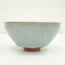 画像4: 作家物　氷裂青磁茶碗（箱付） (4)