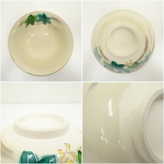 画像6: 京焼　加藤隆山造　色絵青楓文平茶碗（箱付） (6)
