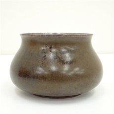 画像3: 膳所焼　岩崎新定造　エフゴ建水（共箱） (3)
