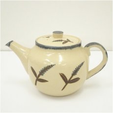 画像2: 京焼　新開寛山造　草絵洋茶器（共箱） (2)