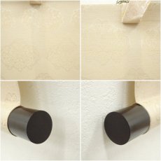 画像8: 石田雪外筆　馬九行久山水　彩色山水　肉筆絹本掛軸（共箱） (8)
