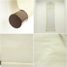画像8: 翠渓筆　竹に雀　肉筆絹本掛軸（共箱） (8)