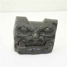 画像2: 風餐窯　藤原郁三造　鬼面香合（共箱） (2)