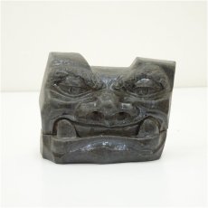 画像3: 風餐窯　藤原郁三造　鬼面香合（共箱） (3)