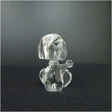 画像4: バカラ　スヌーピー　クリスタルガラス置物 (4)