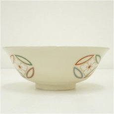 画像3: 京焼　加藤昌山造　色絵七宝花菱平茶碗 (3)