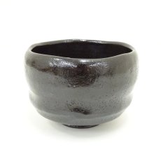 画像1: 京焼　桂窯造　黒楽茶碗 (1)