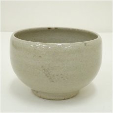 画像1: 作家物　灰釉茶碗 (1)