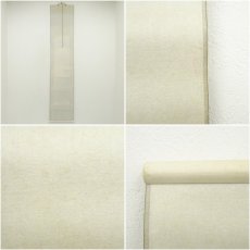 画像9: 今井景樹筆　月下游鶉　肉筆絹本掛軸（共箱） (9)