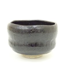 画像1: 京焼　桂窯造　黒楽茶碗 (1)