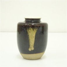 画像3: 陶六造　肩衝茶入（仕覆付） (3)