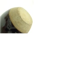 画像7: 陶六造　肩衝茶入（仕覆付） (7)