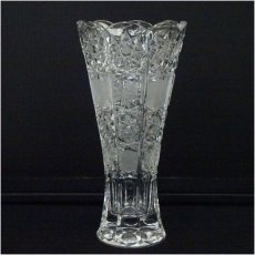 画像4: ボヘミアガラス　カット花瓶（箱付） (4)