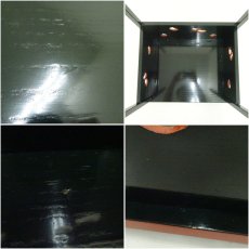 画像7: 青漆塗つぼつぼ棚（箱付） (7)