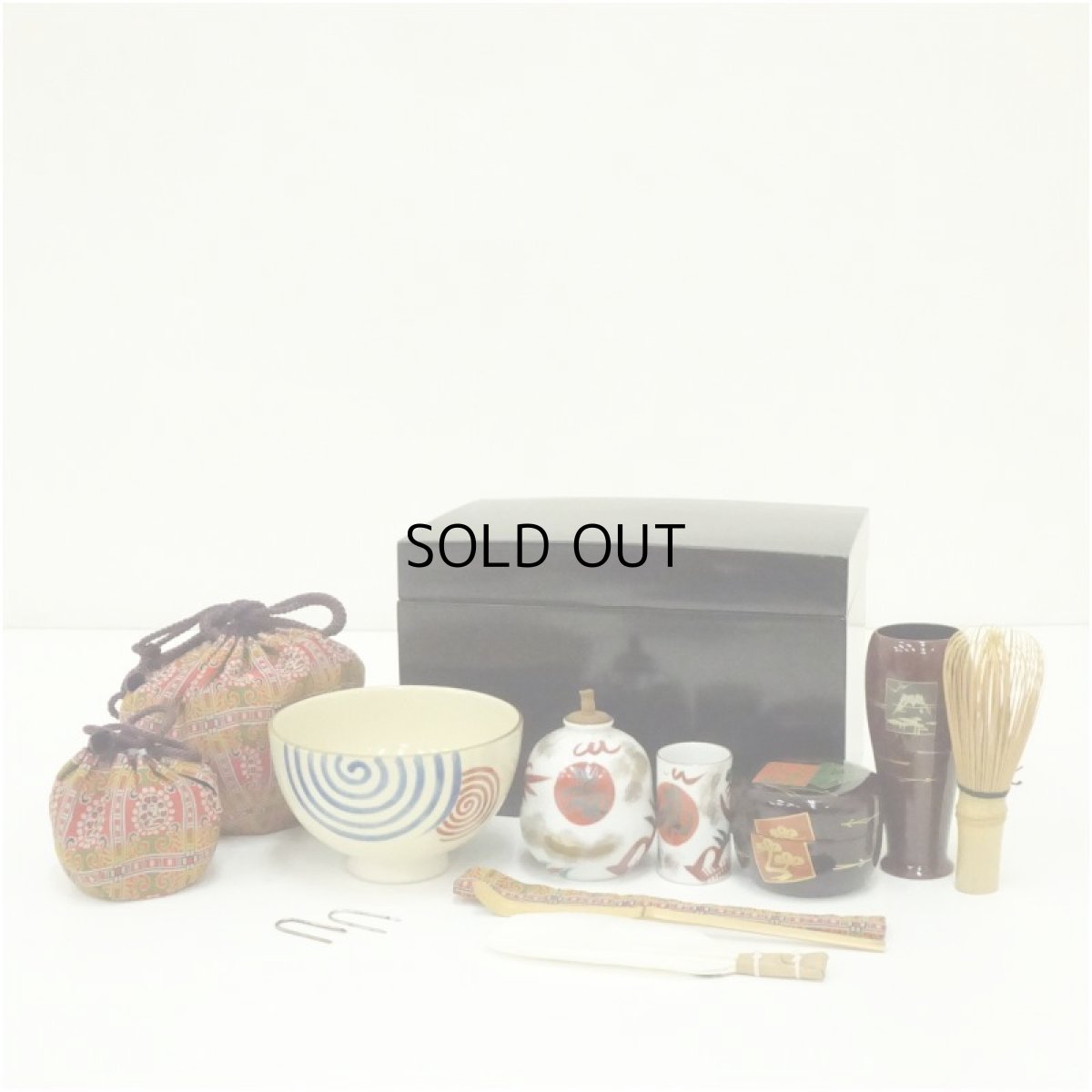 画像2: 漆塗茶箱セット (2)