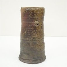 画像3: 備前焼　難波総城造　耳付花入（共箱） (3)