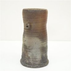 画像4: 備前焼　難波総城造　耳付花入（共箱） (4)