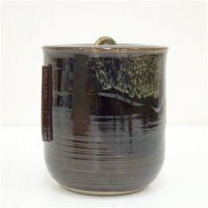 画像4: 福森翠峯造　高取釉水指（箱付） (4)