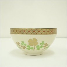 画像3: 京焼　貴山造　色絵クローバー天目茶碗（箱付） (3)