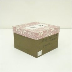 画像5: 作家物　色絵帯丸紋草花画茶碗（箱付） (5)