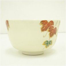 画像3: 京焼　宮地英香造　色絵蔦文茶碗（箱付） (3)