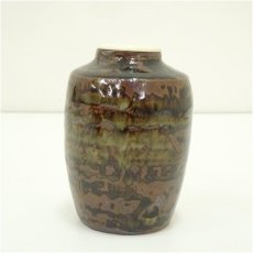 画像2: 肩衝茶入（仕覆付） (2)