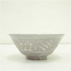 画像3: 京焼　安田全宏造　三島茶碗（共箱） (3)