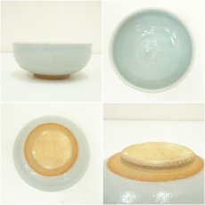 画像6: 京焼　安田全宏造　青磁茶碗（共箱） (6)