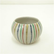 画像2: 京焼　作家物　麦藁手つぼつぼ5客 (2)