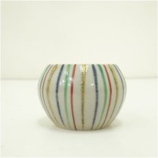画像3: 京焼　作家物　麦藁手つぼつぼ5客 (3)