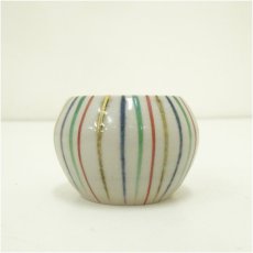 画像4: 京焼　作家物　麦藁手つぼつぼ5客 (4)