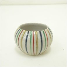 画像2: 京焼　作家物　麦藁手つぼつぼ5客 (2)