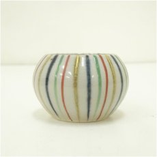 画像4: 京焼　作家物　麦藁手つぼつぼ5客 (4)