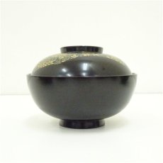 画像3: 古物　春孝造　蒔絵吸物椀10客（共箱） (3)