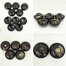 画像8: 古物　春孝造　蒔絵吸物椀10客（共箱） (8)