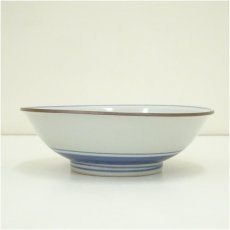 画像3: 丸谷焼　哲治造　藍九谷　芙蓉文鉢（共箱） (3)