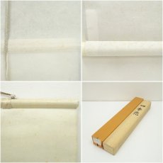 画像9: 篠原渓月筆　四季花　肉筆絹本掛軸（共箱） (9)
