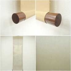 画像8: 金子春雪筆　彩色山水　肉筆絹本掛軸（共箱） (8)