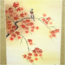 画像4: 和民筆　赤富士　肉筆絹本掛軸 (4)