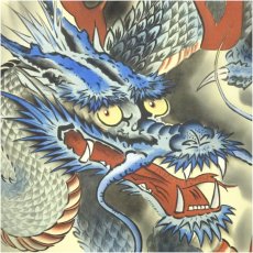 画像4: 佐藤白雲筆　青龍図　肉筆絹本掛軸（共箱） (4)