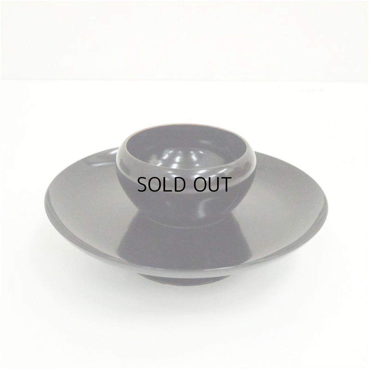 画像2: 漆塗　天目台（箱付） (2)