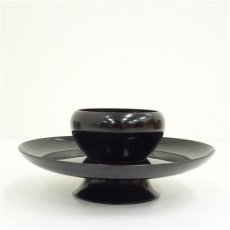 画像4: 漆塗　天目台（箱付） (4)