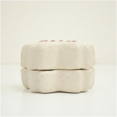 画像4: 作家物　白楽　桜香合（箱付） (4)