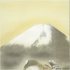 画像3: 忠之筆　三福之図　肉筆絹本掛軸（共箱） (3)